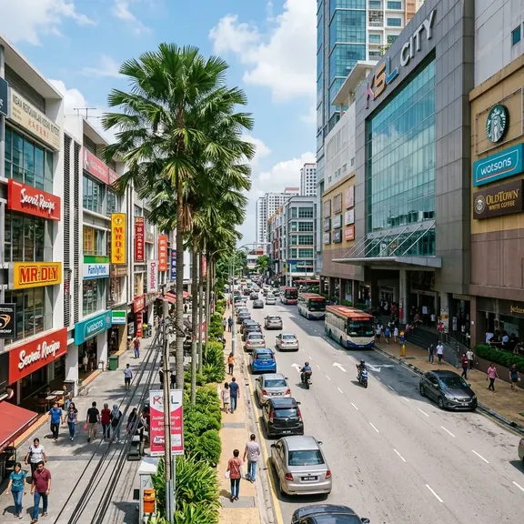 City Square and Komtar JBCC shopping hubs Johor Bahru