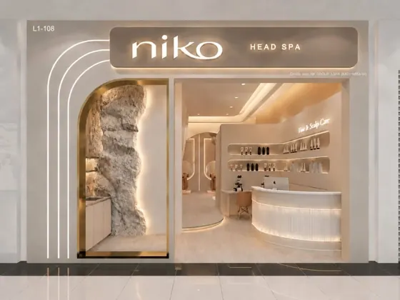 Niko Hair & Head Spa treatment room and Japanese head spa setup